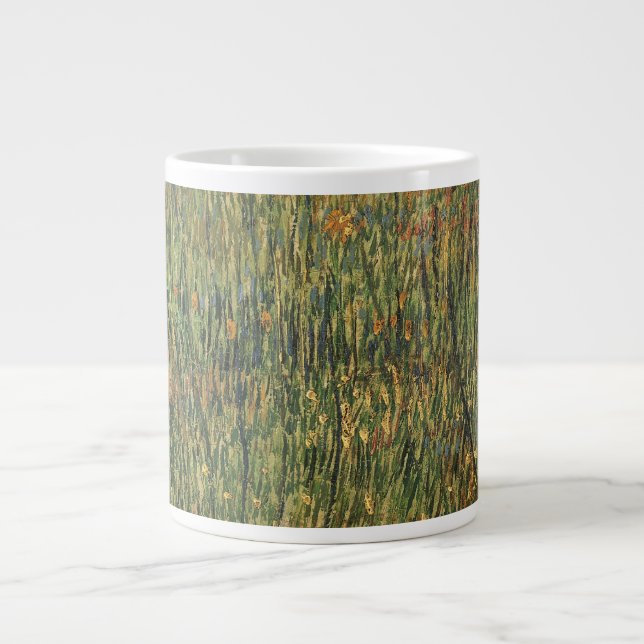 Caneca De Café Grande Vincent van Gogh - Prado em Flor (Frente)