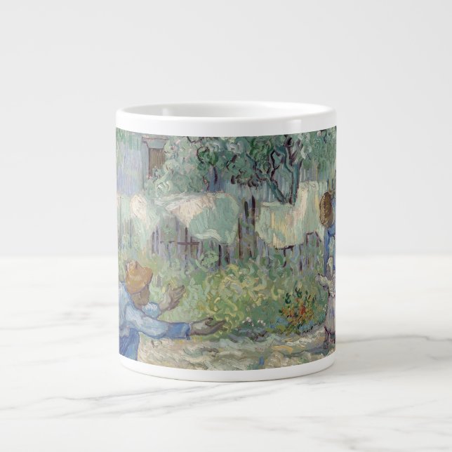 Caneca De Café Grande Vincent Van Gogh - Primeiros passos, depois do Mil (Frente)