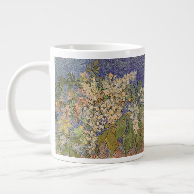 Caneca De Café Grande Vincent van Gogh - Ramos de Castanheira em Flor (Esquerda)