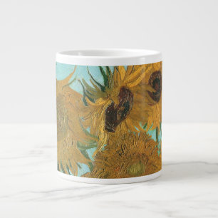Caneca De Café Grande Vincent van Gogh - Vaso com Doze Girassóis