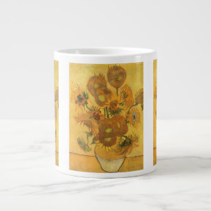 Caneca De Café Grande Vincent van Gogh - Vaso com Quinze Girassóis
