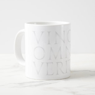 Caneca De Café Grande VINCIT OMNIA VERITAS - Lata-café gigante