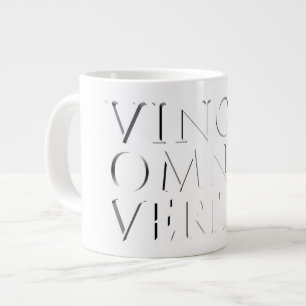 Caneca De Café Grande VINCIT OMNIA VERITAS - Lata-café gigante