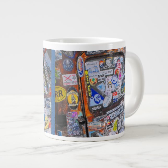 Caneca De Café Grande Vinhetas (Frente Esquerda)