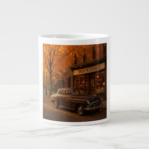 Caneca De Café Grande Vintage Fall/Autumn livraria & car