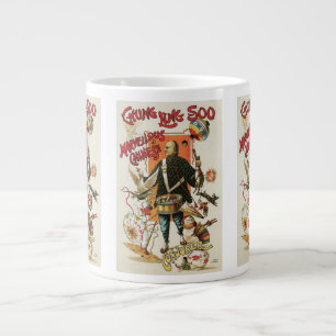 Caneca De Café Grande Vintage Magic Poster, Maggie Chung Ling Soo