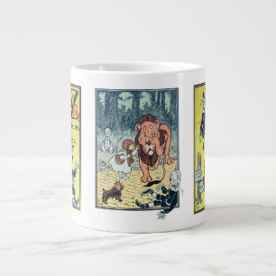 Caneca De Café Grande Vintage Mágico de Oz, Vários Personagens de Livros