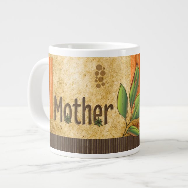 Caneca De Café Grande Vintage Mug (Frente Esquerda)