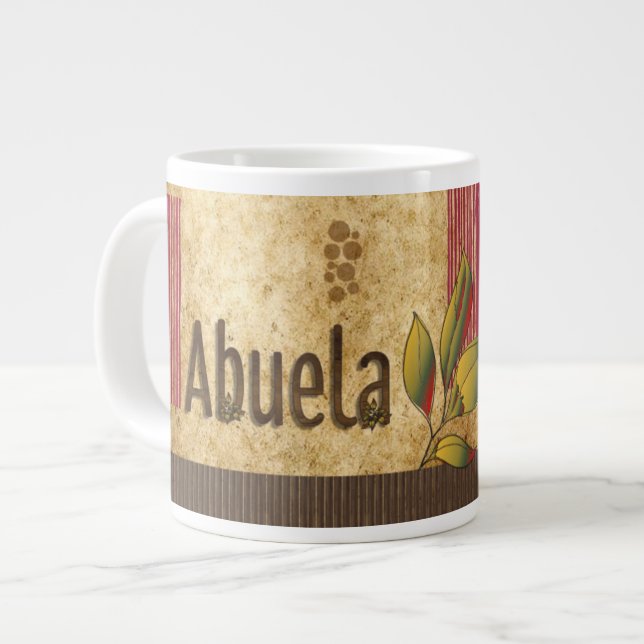 Caneca De Café Grande Vintage Mug (Frente Esquerda)