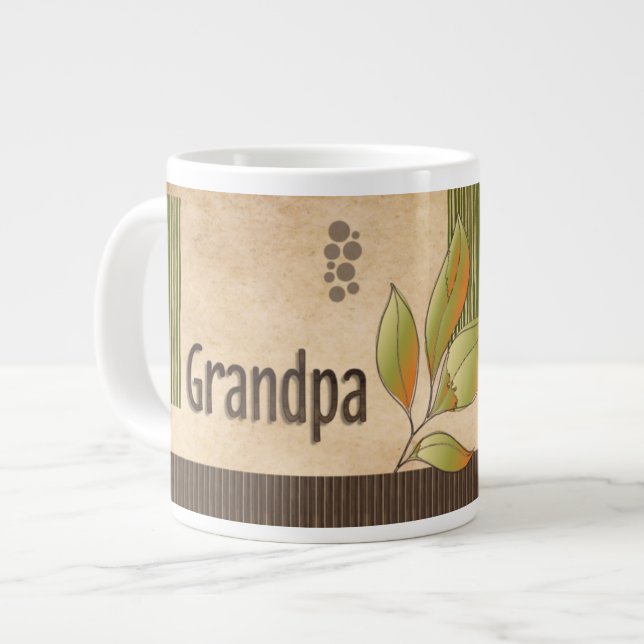 Caneca De Café Grande Vintage Mug (Frente Esquerda)