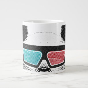Caneca De Café Grande Vintage panda 3-D