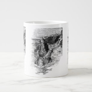 Caneca De Café Grande Vintage Pirates, Sir Henry Morgan no Oceano