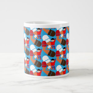 Caneca De Café Grande Vintage Retro Sorvete Art