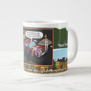 Caneca De Café Grande Violação do Exibicionista Humor de Jogo de Palav