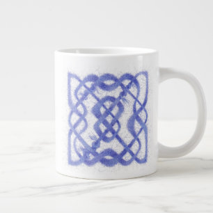 Caneca De Café Grande VIOLET CELTIC KNOT Big Mug
