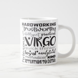 Caneca De Café Grande Virgo Zodiac - Sinal Mug