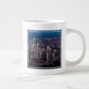 Caneca De Café Grande Vista aérea de Manhattan