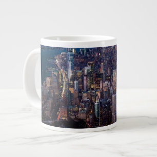 Caneca De Café Grande Vista aérea de Manhattan
