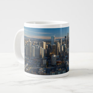 Caneca De Café Grande Vista aérea do horizonte de Seattle