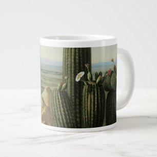 Caneca De Café Grande Vista do Monte Maricopa Perto do Rio Gila por Prat