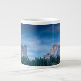Caneca De Café Grande Vista Panorâmica Lua do Vale de Yosemite