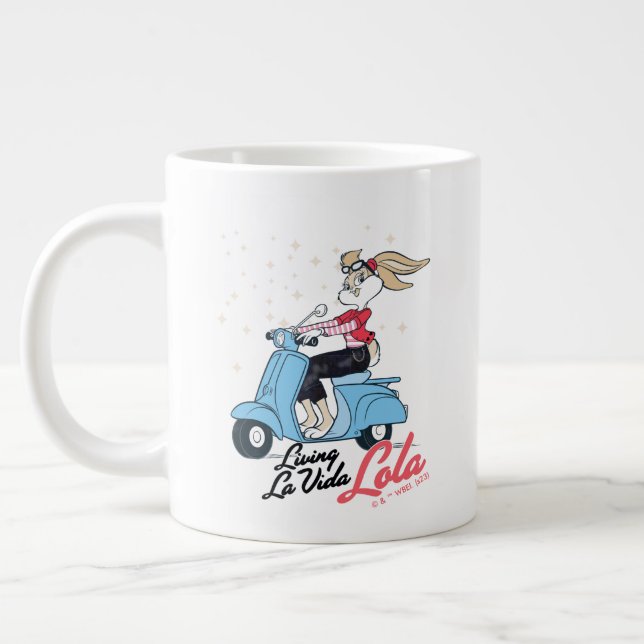 Caneca De Café Grande Vivendo o Patinete La Vida Lola Graphic (Esquerda)