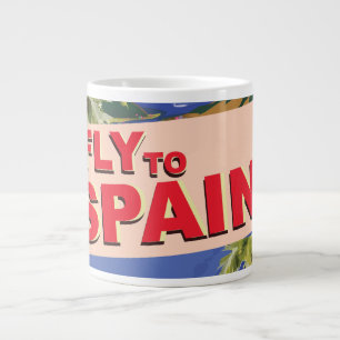 Caneca De Café Grande Voar para Espanha