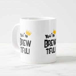 Caneca De Café Grande Você é Bonita