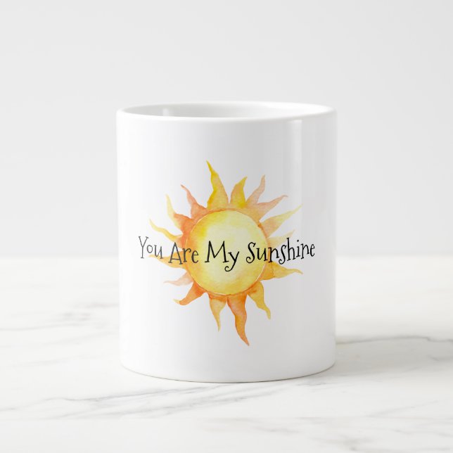Caneca De Café Grande Você É Meu Sol (Frente)