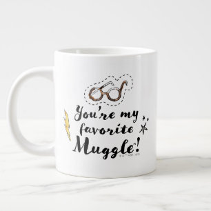 Caneca De Café Grande Você é o meu Muggle favorito™