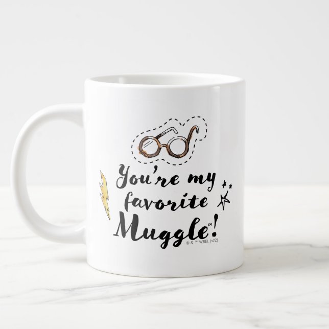 Caneca De Café Grande Você é o meu Muggle favorito™ (Esquerda)