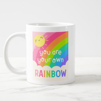 Caneca De Café Grande Você É Seu Próprio Arco-Íris