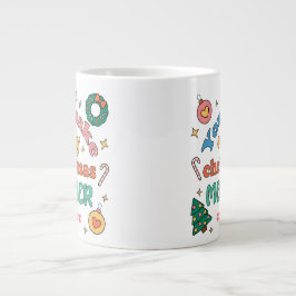 Caneca De Café Grande Você Faz Todo Natal Mais Feliz | Retro de Cubo
