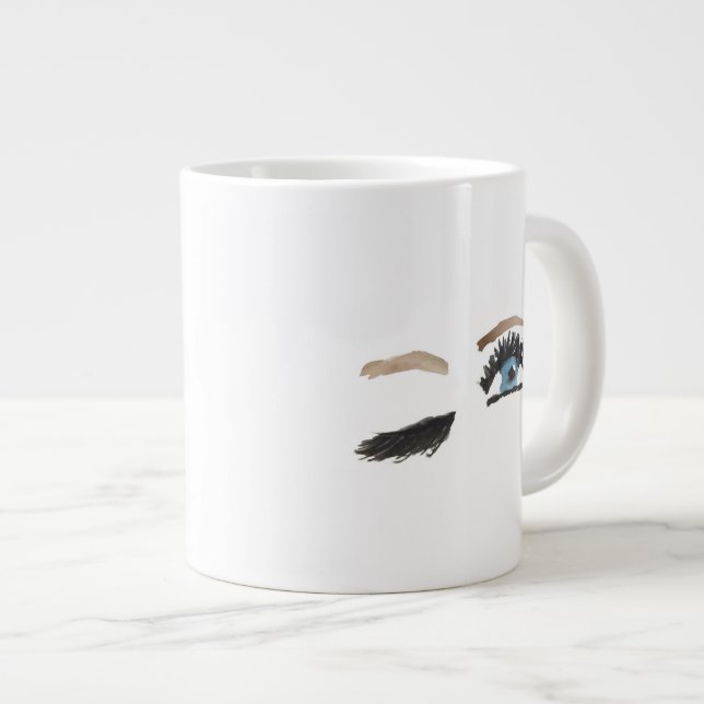 Caneca De Café Grande Você tem isso!  Lashes Winling Mug (Frente Esquerda)