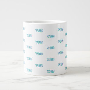 Caneca De Café Grande VOID//CRACKED: Entre no Abismo Elétrico