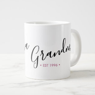 Caneca De Café Grande Vovó Estabelecida Ano Personalizada