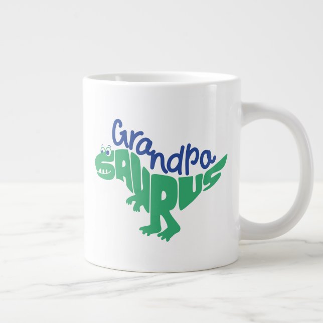 Caneca De Café Grande Vovô Surus Graphic (Direita)
