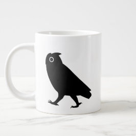 Caneca De Café Grande Walking Owl Silhouettes