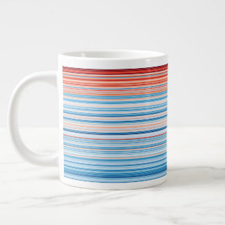 Caneca De Café Grande Warming Stripes Germany 1881-2020
