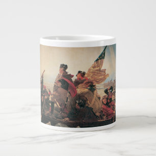 Caneca De Café Grande Washington cruzando o Delaware por Emanuel Leutze