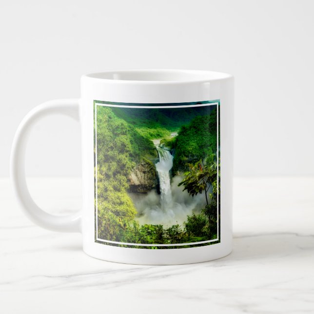 Caneca De Café Grande Waterfalls | San Rafael Falls, Ecuador (Esquerda)