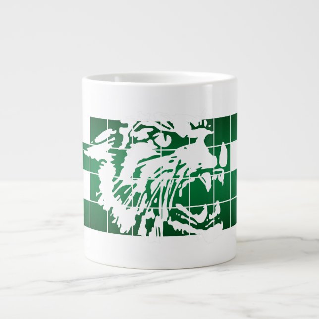 Caneca De Café Grande Wayland Union Wildcats #5 (Frente)