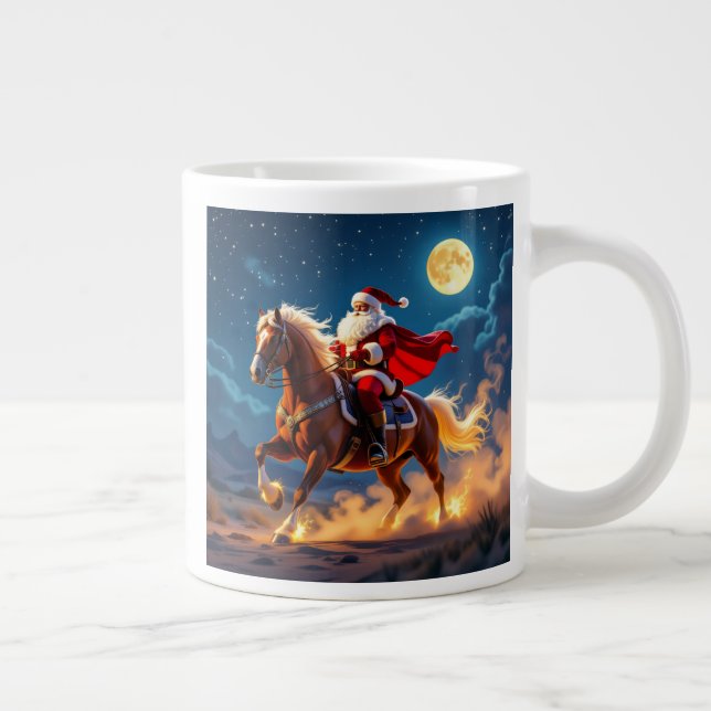 Caneca De Café Grande „Weihnachtliche Harmonie“ (Direita)