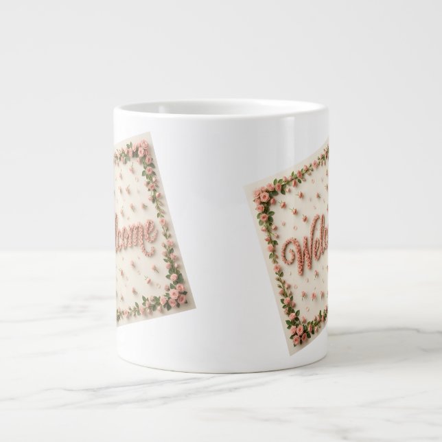 Caneca De Café Grande Welcome (Frente)