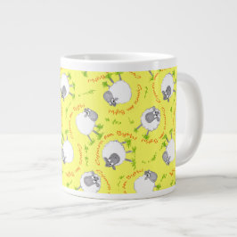 Caneca De Café Grande Welsh Sheep, Wales Forever, Jumbo Coffee Mug