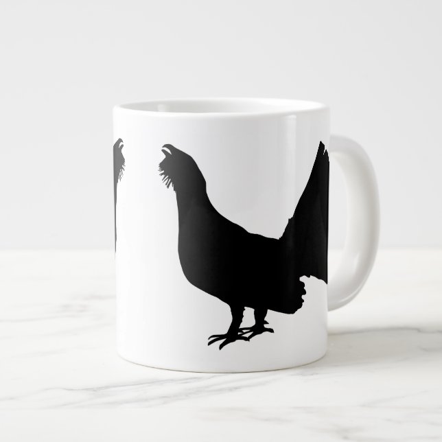 Caneca De Café Grande Western capercaillie (Frente Esquerda)