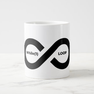 Caneca De Café Grande while(1) infinite loop