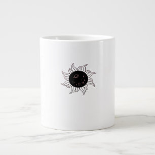 Caneca De Café Grande Whimsigol Sun Space Mounts E Sunset