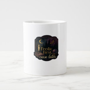 Caneca De Café Grande Whimsigoth Fantasy Mystical Forests, Luas e Magia