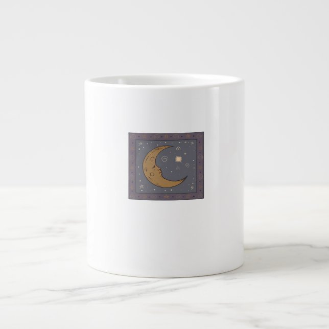 Caneca De Café Grande Whimsigoth Moon Classic (Frente)